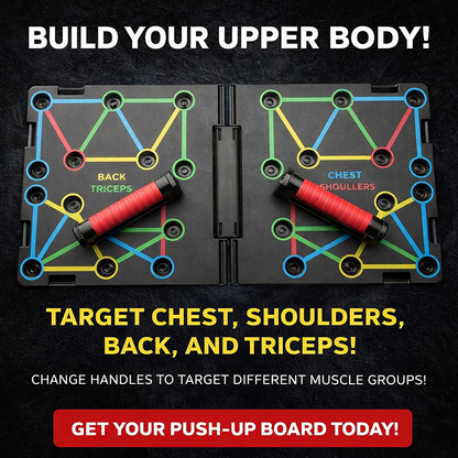 Coded Push Up Muscle Board