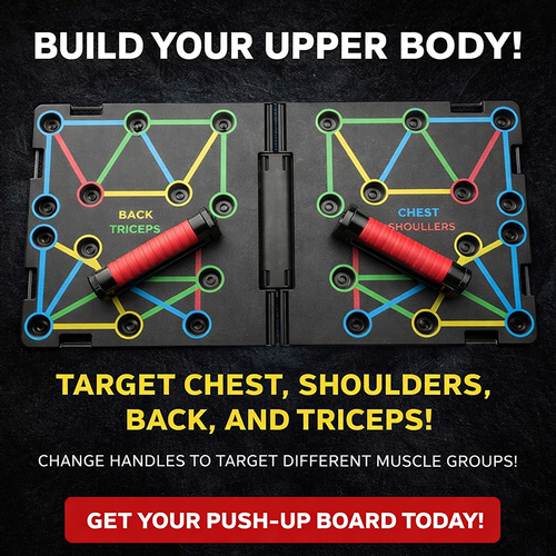 Coded Push Up Muscle Board